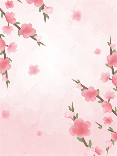 Romantic And Aesthetic Cherry Blossom Festival Background Wallpaper ...