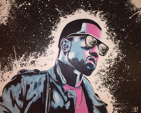 Artist: Halseth. Pop Art piece of Kanye West. | Art