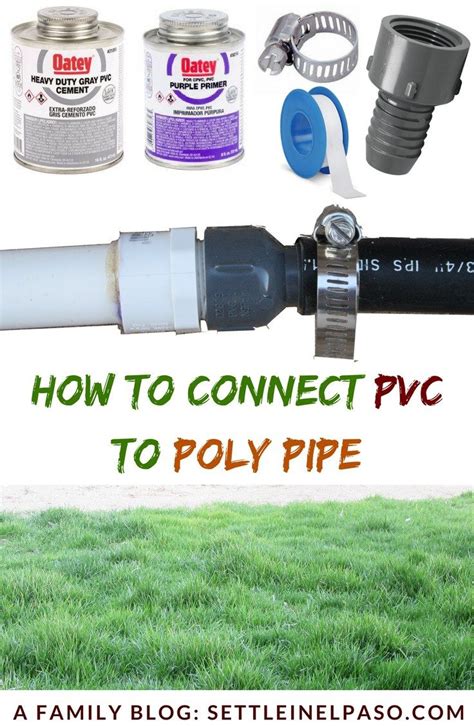 Connecting PVC to Poly Pipe: Easy DIY Garden Irrigation Project