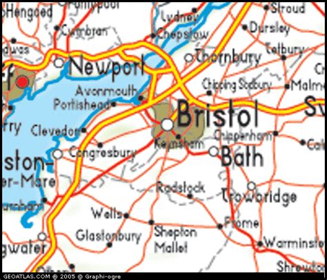 Bristol Map - United Kingdom