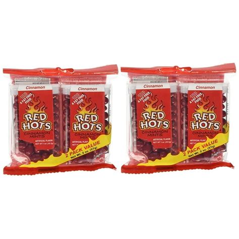 RED HOT CINNAMON MINTS TIC TAC STYLE 2 DOUBLE PACKS - Walmart.com