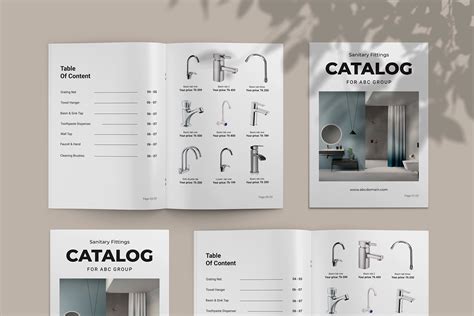 Sanitary Fittings Catalog Brochure Design on Behance