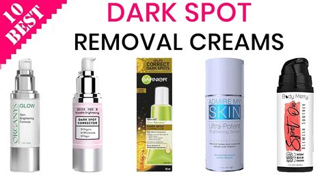 10 Best Dark Spot Removal Creams for Face | top corrector for acne scars, sun spots, tan ...