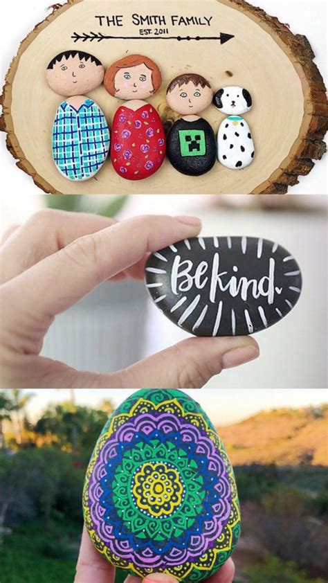 15 Inspiring DIY Painted Rock Ideas - A Piece Of Rainbow