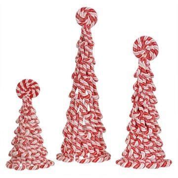 Ribbon Candy Tree Ornament | Peppermint christmas, Christmas candy cane ...