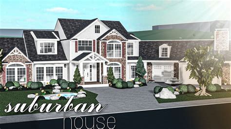 Bloxburg | suburban house speedbuild - YouTube