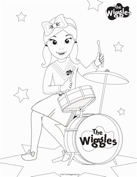 Smartness Design Wiggles Coloring Pages To Print Halloween Emma In ...