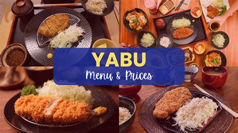 Yabu Philippines Menu Prices Updated 2025