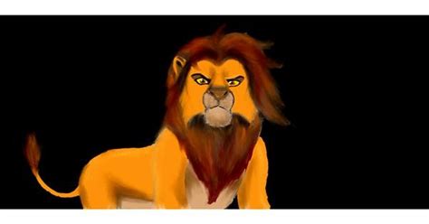 Drawing of Simba (Lion King) by Karaka♦️ - Drawize Gallery!