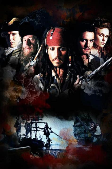 Pirates of the Caribbean: The Curse of the Black Pearl (2003) - Poster US - 640*960px