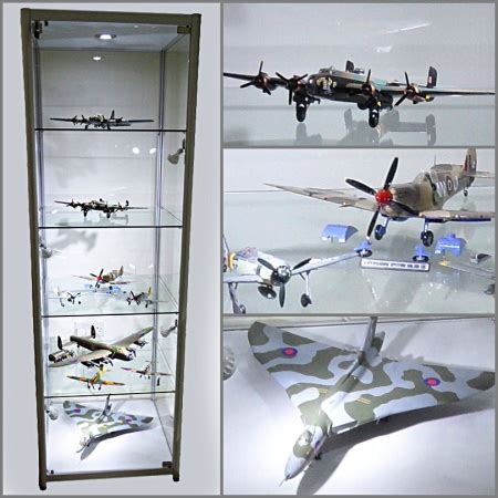 Display Cabinet For Model Planes | Uni-Shop - Slatwall Panels & Shop ...