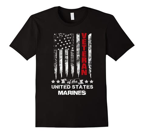 American Flag T-shirt for U.S. Marines Veterans-CL – Colamaga