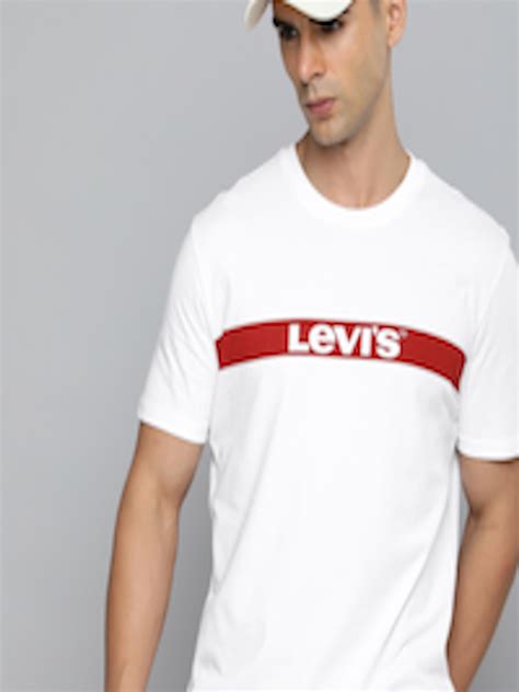 Buy Levis Brand Logo Printed Pure Cotton T Shirt - Tshirts for Men ...