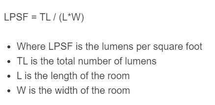 Lumens Per Square Foot Calculator - Calculator Academy