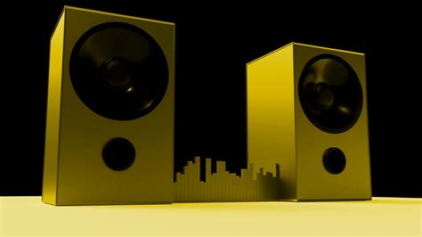 3d Music Speakers With Equalizer Design 3d Stock Motion Graphics SBV-348645284 - Storyblocks