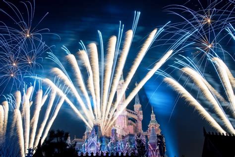 4K, Shanghai, fireworks, Disney HD Wallpaper