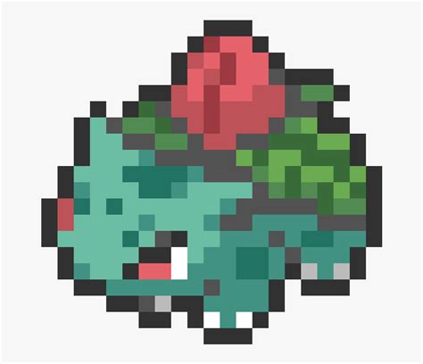 Pokemon Pixel Art Ivysaur, HD Png Download , Transparent Png Image ...