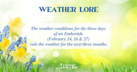 Ember Days | Dates and Meaning - Farmers' Almanac