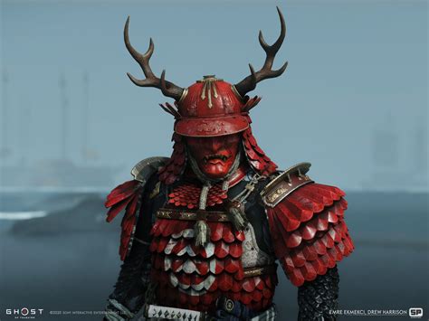 ArtStation - GHOST OF TSUSHIMA - Sakai armor set, Drew Harrison | Ghost ...