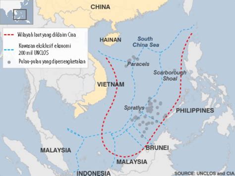 Peta Kawasan Perairan Di Antara China Dan India - legsploaty