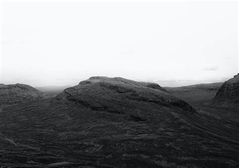 Grayscale Photo of a Landscape · Free Stock Photo