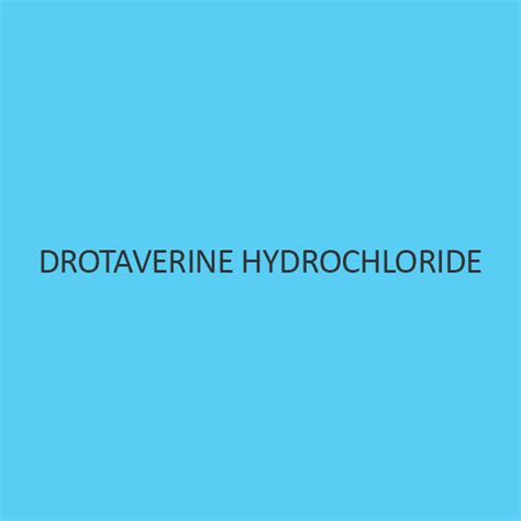 Buy Drotaverine Hydrochloride (For Lab Use) online at ibuychemikals.com in small quantities