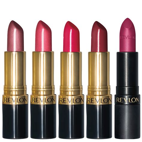 Buy Lipstick Set by Revlon, Super Lustrous 5 Piece Gift Set, Multi-Finish, Cream Pearl & Matte ...