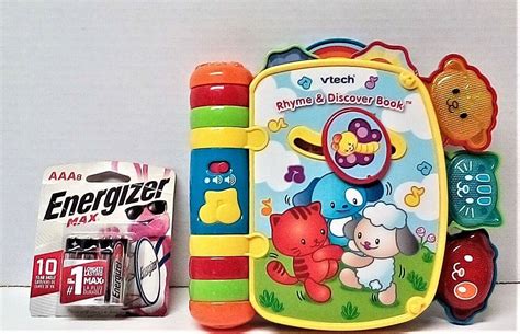 Vtech Rhyme & Discover Book That Reads Aloud Working with New AAA Batteries | eBay in 2022 ...