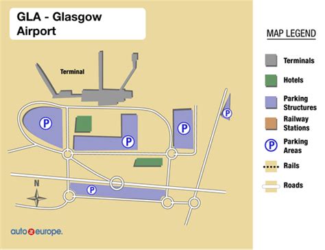 Glasgow Airport Terminal Map