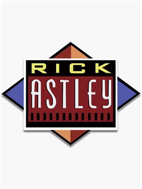 "Rick Astley logo" Sticker for Sale by FrankInsero | Redbubble