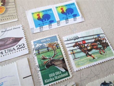 Vintage Animal Stamps Postage Stamp Collection | Etsy