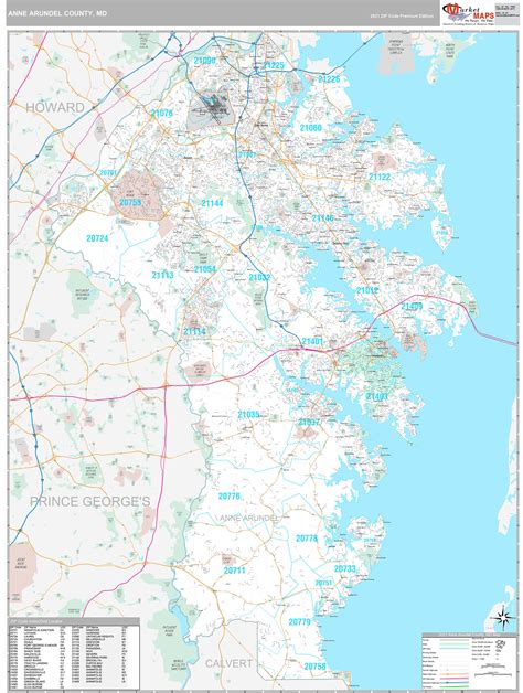 Anne Arundel County Map