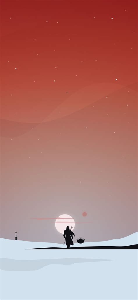 Download Minimal the mandalorian mobile wallpaper for your Android ...