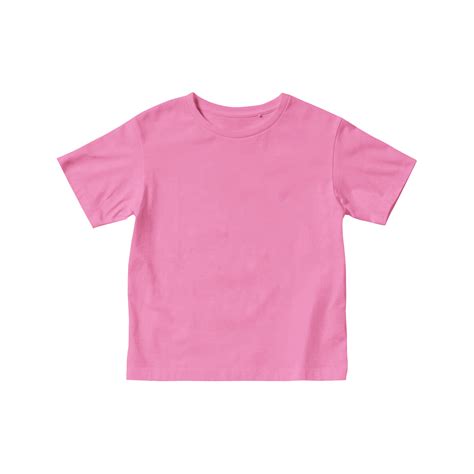 camiseta rosa para niños maqueta manga corta fondo transparente 11018672 PNG