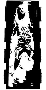 Han Solo Carbonite Decal