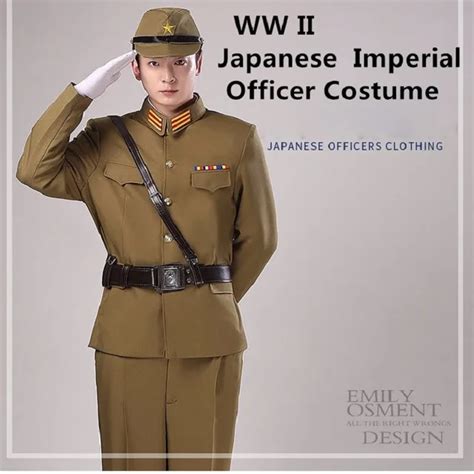 WW II Japanese Imperial officer Traditional vintage green uniform ...