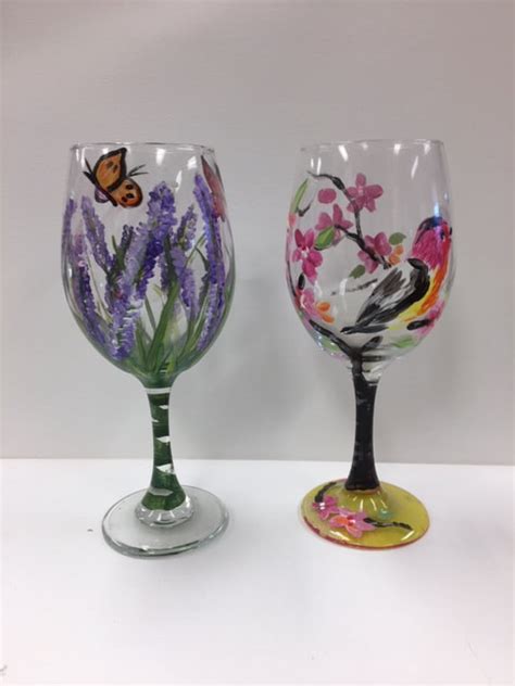 Wine Glass Painting Kit (Set of 2 Glasses)