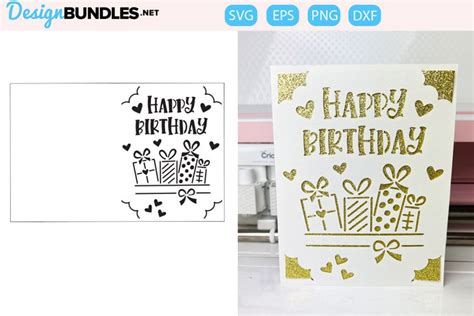 Happy Birthday Card SVG | Cricut card SVG