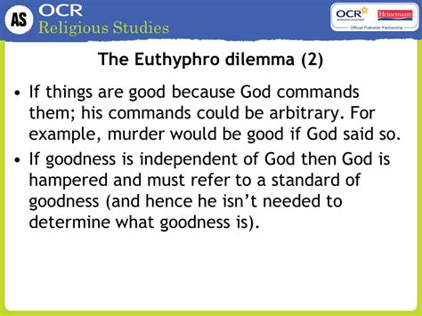 The Euthyphro Dilemma — With an Abrahamic Metaphysic of God (Part 1)