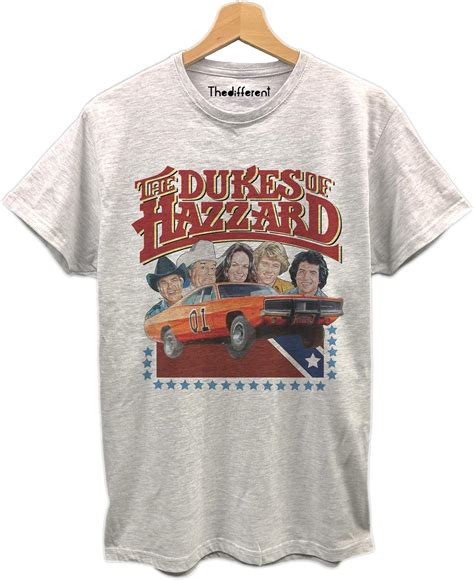 Men's T-Shirt The Dukes of Hazzard General Lee Gift Idea : Amazon.co.uk: Fashion