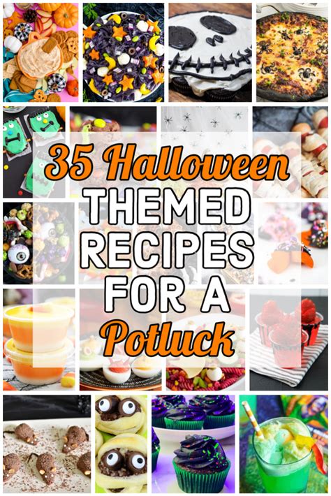 35 Halloween Themed Recipes For A Potluck | Halloween themed food, Halloween potluck, Easy ...