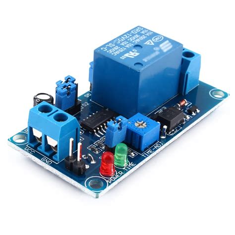 DC 12V Time Delay Circuit Module Of Normally Open Trigger Delay Relay Turn off Switch Module ...