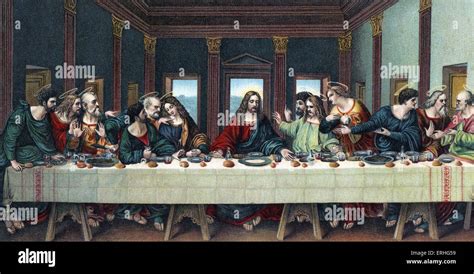 The Last Supper - after the fresco by Leonardo da Vinci, 15 April 1452 ...