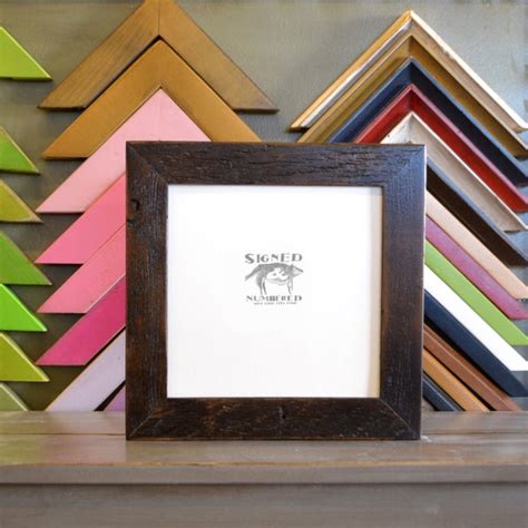 8x8 inch Square Picture Frame in 1.5-inch by signedandnumbered