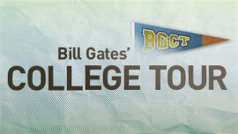 Bill Gates kicks off college tour - CNET