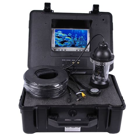 20m Professional Fish Finder Underwater Fishing Video Camera with 7 LCD Monitor 360 Degree View ...