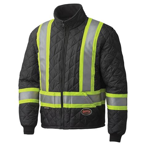 Hi-Viz Quilted Freezer Jacket