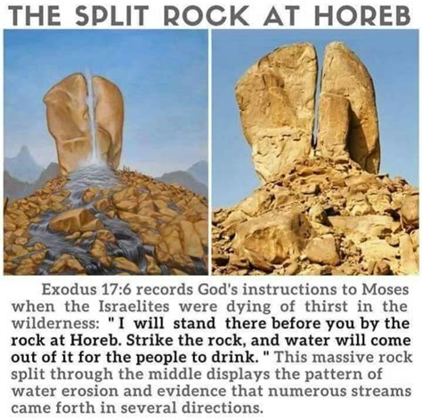 Rephidim and the Split Rock of... - Kehillah Beit Kodesh