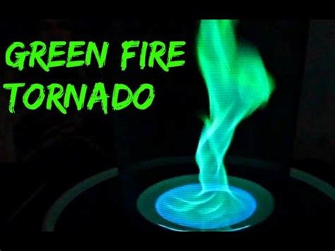 Green Fire Tornado - Science Experiment - YouTube