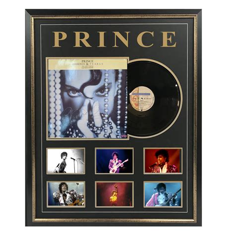 Music - Prince - Diamonds & Pearls Signed & Framed Album Cover #28588 ...